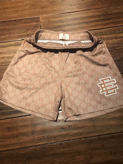 eric emanuel Gucci brown shorts